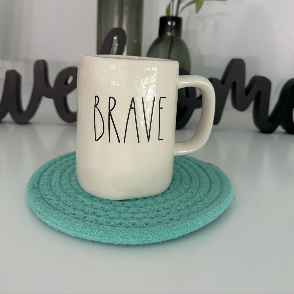 Rae Dunn Mug, BRAVE; NWOT